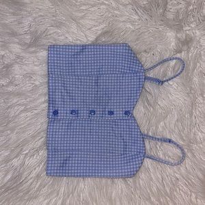 Forever 21 Blue gingham cami